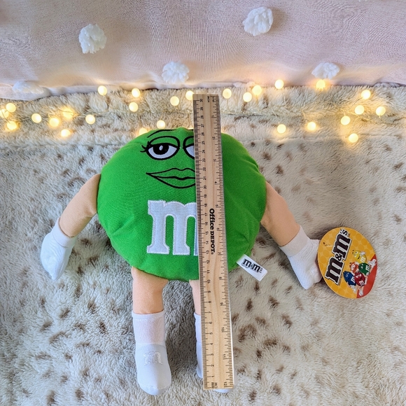 Green M&M Plushie - Picture 4 of 11